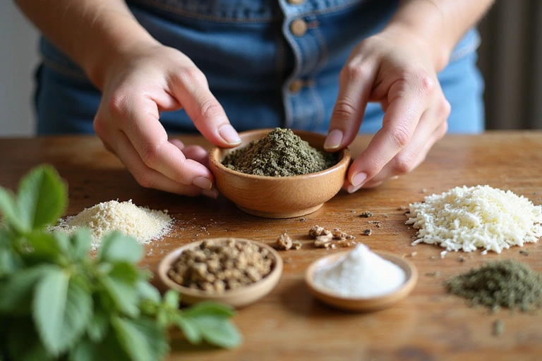 Procesul de selecție a ingredientelor naturale pentru produsele GlucoForc, cu plante și extracte botanice.